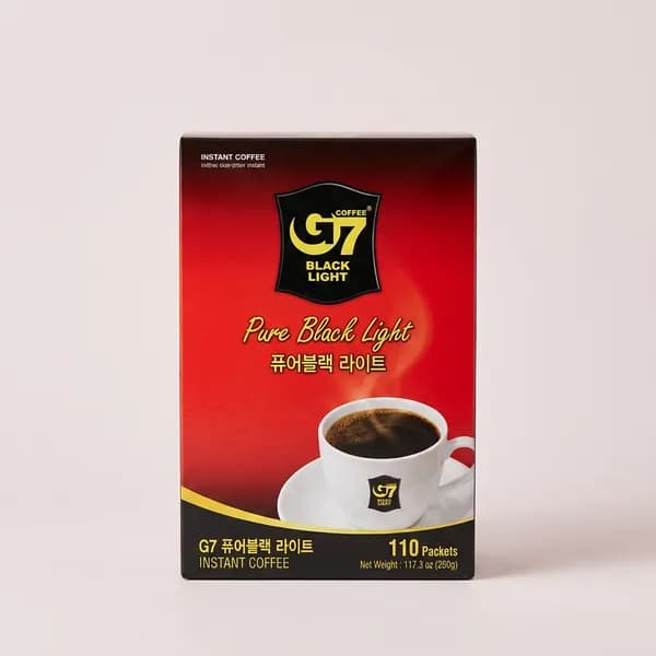 G7 커피 퓨어블랙 라이트 0.9g 110개입 2개