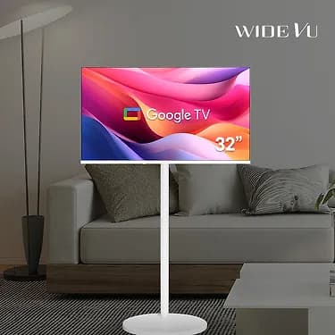 와이드뷰 무빙 32인치 HD 스마트TV + 삼탠바이미 화이트 세트