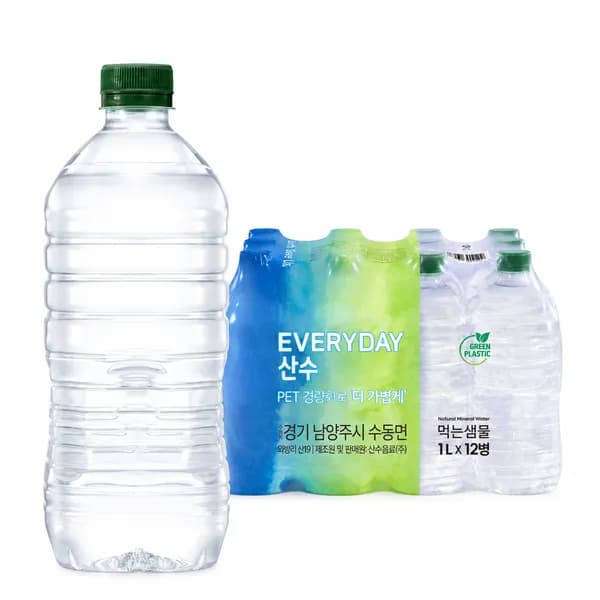 아임에코 가벼운샘 생수 1L 60병