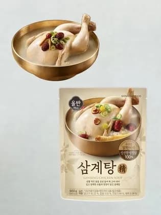 신세계푸드 올반 삼계탕 정 900g x 5팩