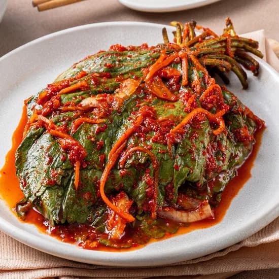 국내산 전라도식 깻잎김치 500g