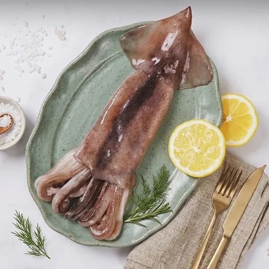 자연산 급냉 손질 통오징어 220g 2미 x 4팩