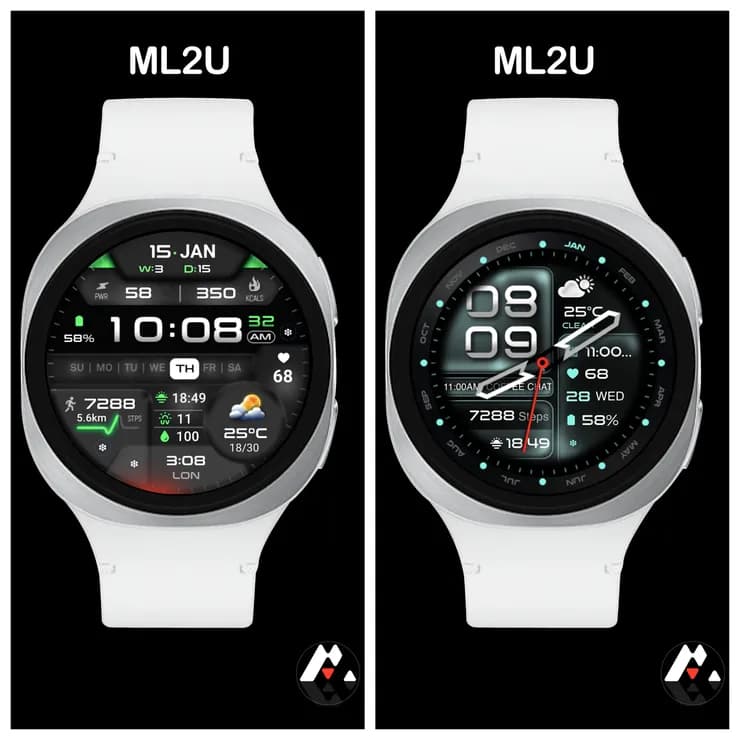 갤워치 페이스 ML2U 381 Hybrid Watch Face 등 4종 무료