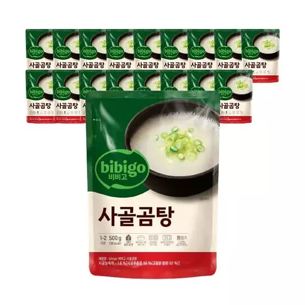 비비고 사골곰탕 500g, 18개