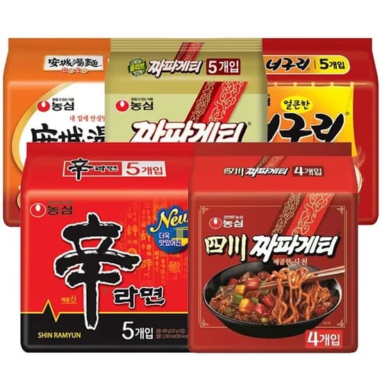 농심 사천짜파게티8봉+너구리10봉+신라면10봉 외 다양