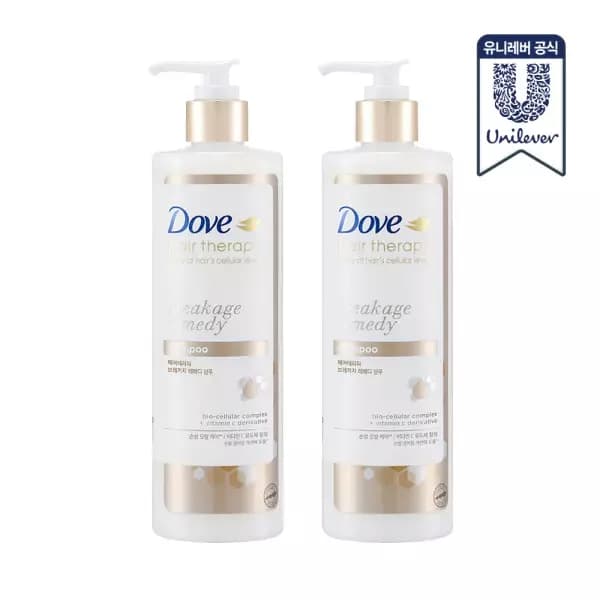 도브 헤어테라피 샴푸 380ml 2개
