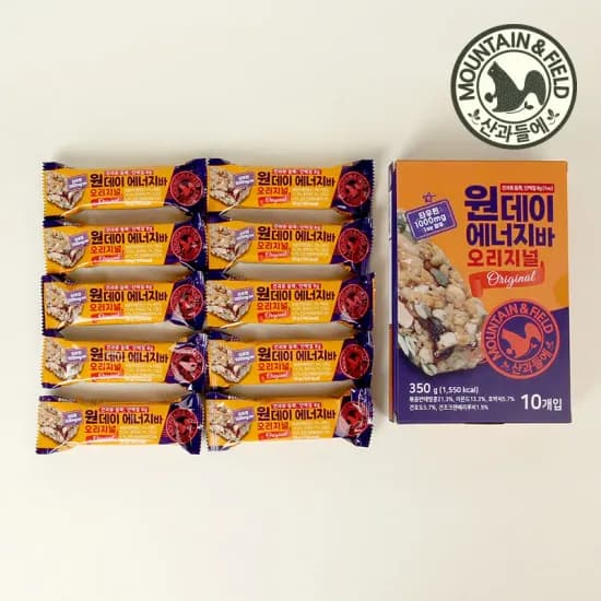 산과들에 원데이에너지바 오리지널 세트 (10x3개)