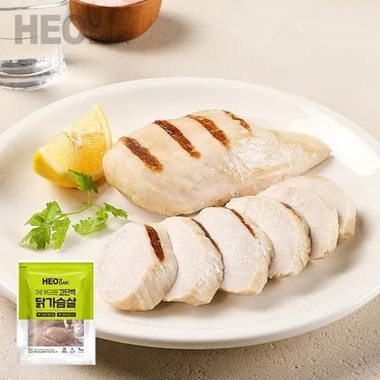허닭 고단백 닭가슴살 1kg X 2팩, 한입 닭다리구이 20팩, 닭가슴살 곤약 볶음밥 20팩 등
