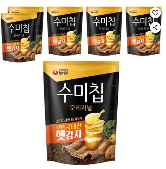 수미칩 오리지널 85g 6개