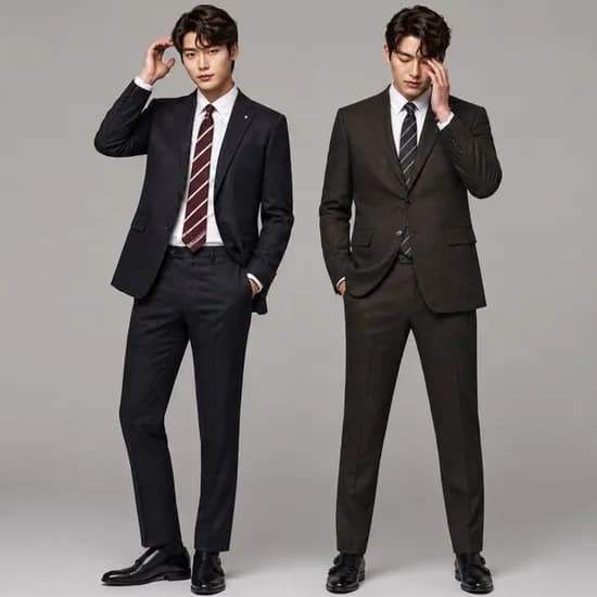 F/W 이태리 까노니코 수트 2 종 택 1 PJ2324