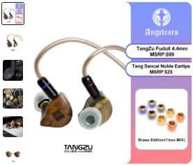 TANGZU FUDU II + 이어팁, 케이블럭키백