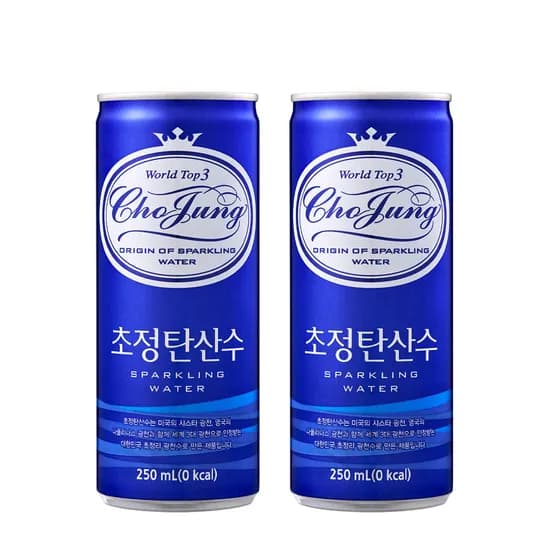 초정탄산수 플레인 250ml X 60캔