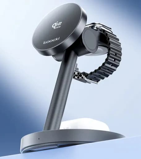 투키 Qi2.2 25W 마그네틱 충전기 25W 15W 고속 충전 3-in-1