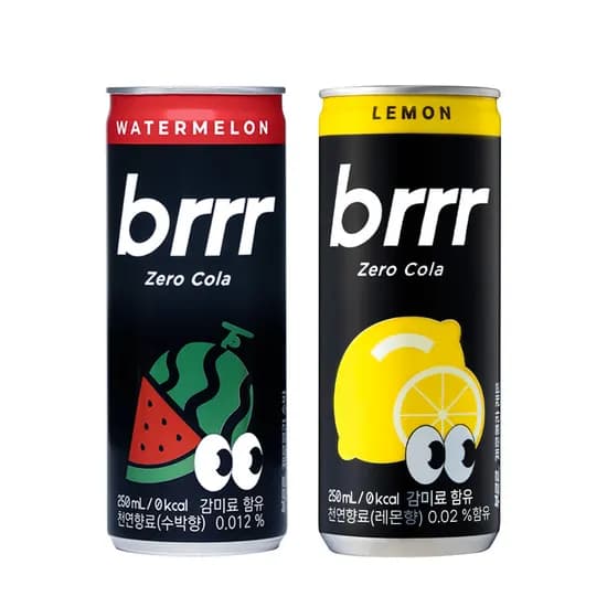 부르르 수박콜라 250ml 30캔 외 1종