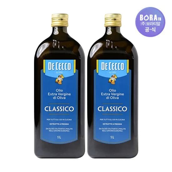 데체코 엑스트라버진 올리브오일 1L 2병