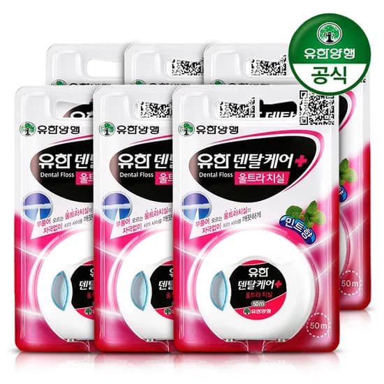 유한덴탈케어 울트라치실 50m 6개