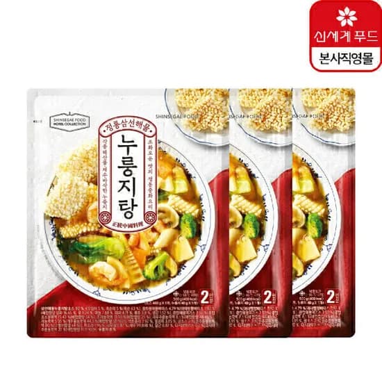 올반 정통 삼선 해물 누룽지탕 500g x 3팩