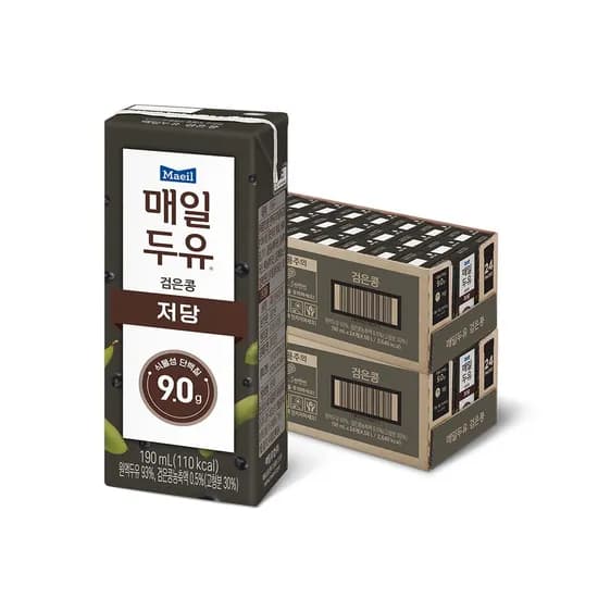 매일두유 검은콩 190ml 48팩