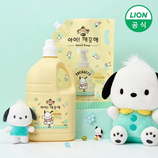 아이깨끗해 포차코 핸드워시 순 리필 1.8L 2개