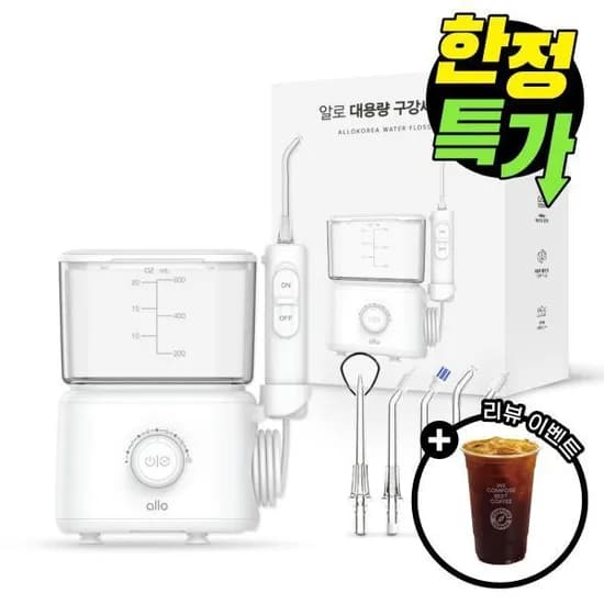 덴픽션 가정용 울트라 구강세정기 AWF1U 대용량 물치실 칫솔 치간 워터 세척기