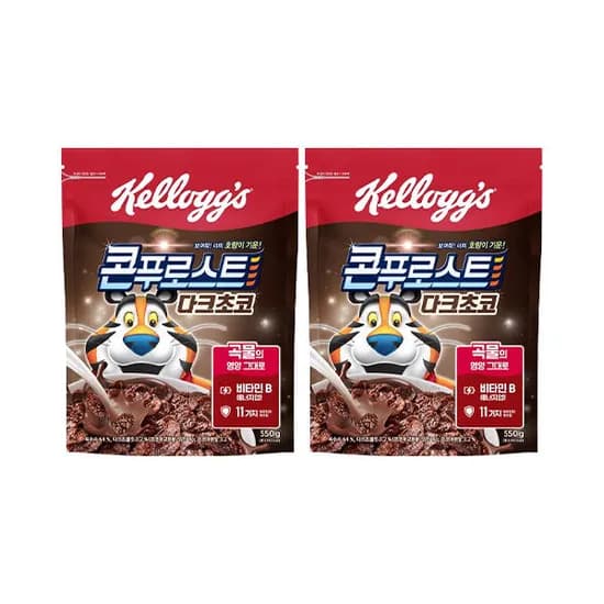 켈로그 콘푸로스트 다크초코 550g 2개