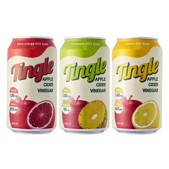 팅글 애사비소다 350ml X 48캔 레몬 파인애플 모로오렌지 택2종