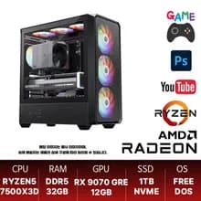 AMD 7500X3D DDR5 32GB RX 9070 GRE SSD 1TB 가성비 게이밍 추천 PC