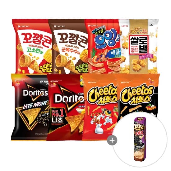롯데웰푸드 봉지 과자 20개 외 과자 5종