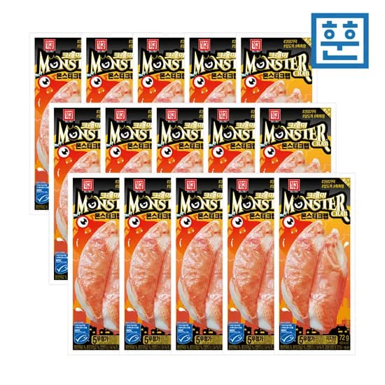 몬스터크랩 72g 15개
