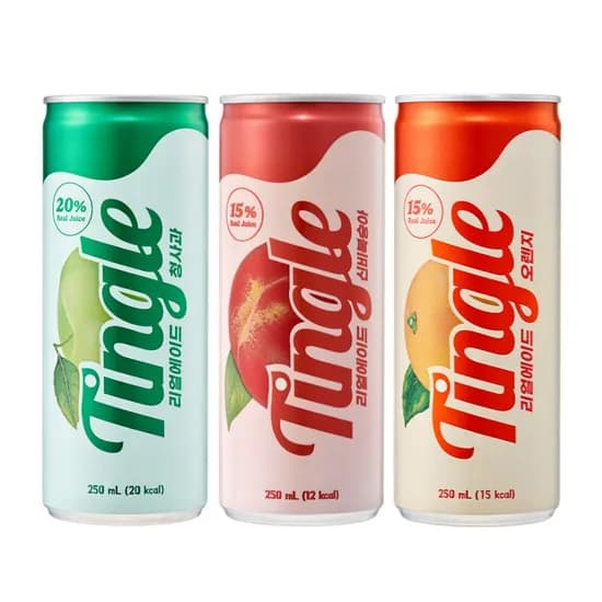 팅글 리얼에이드 3종 250ml 30캔