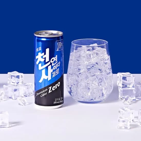 천연사이다 제로 250ml 30캔