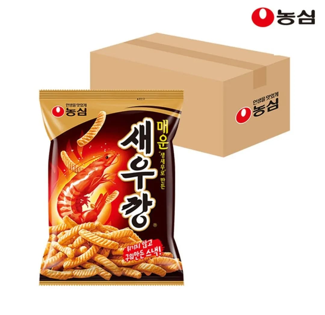 농심 매운새우깡 90g 20개