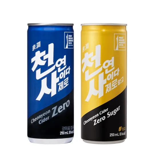 천연사이다 제로 250ml 30캔 외 1종 19,580원