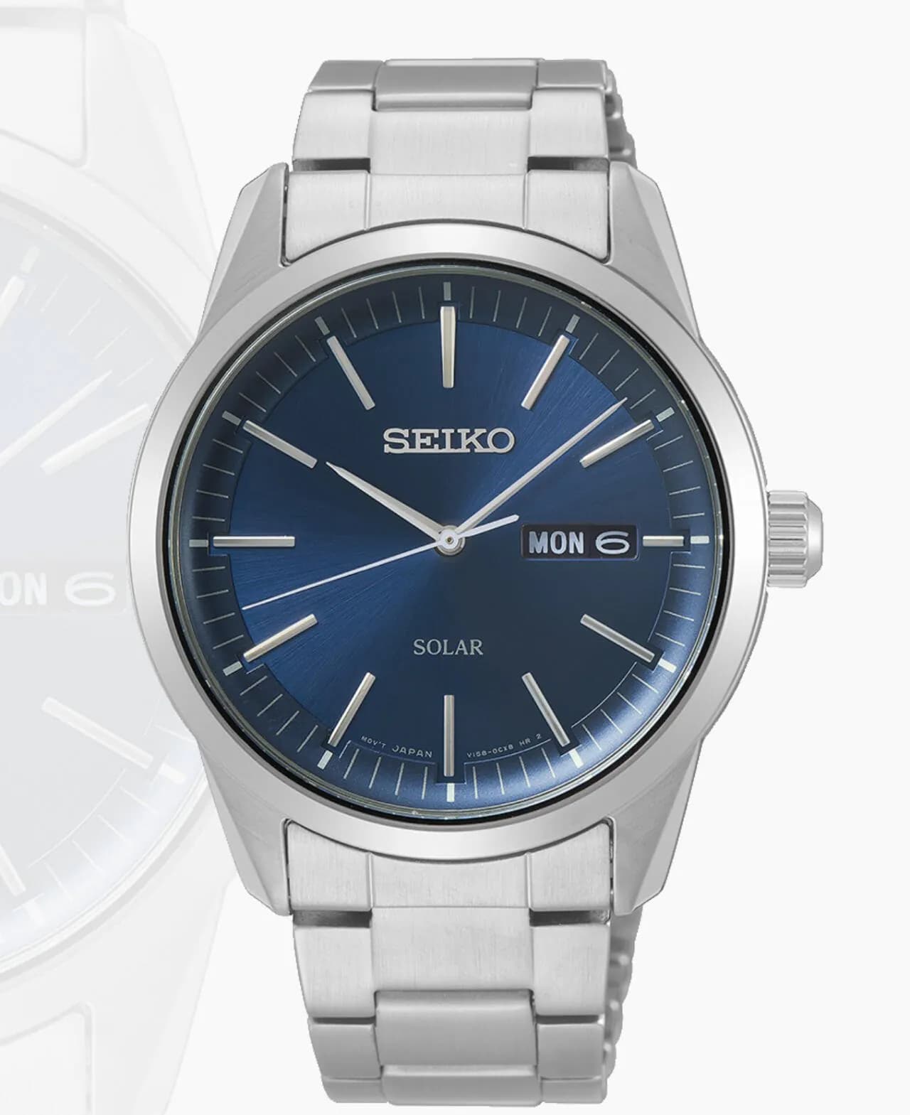 세이코 솔라 쿼츠 40mm 남성시계
