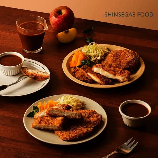 신세계푸드 한돈 등심 치즈 돈까스 120g 10팩 세트