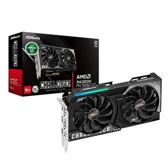 ASRock 라데온 RX 9060 XT CHALLENGER OC D6 16GB