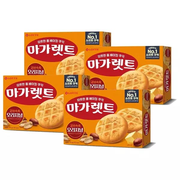 롯데웰푸드 마가렛트 오리지널 대 352g 4개