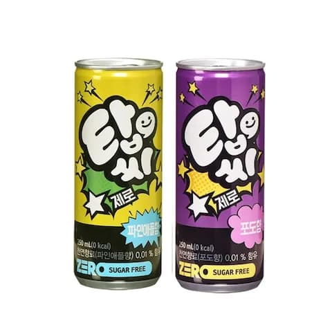 탑씨 제로 250ml*30캔 3종(포도/파인애플)