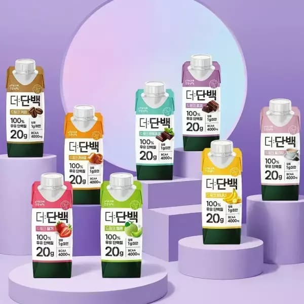 빙그레 더단백 드링크 8종 18+18 골라담기 36팩