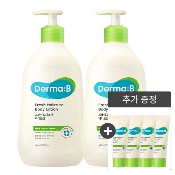 더마비 프레쉬 모이스처 바디로션 400ml 2개 + 20ml 4개 18,960원