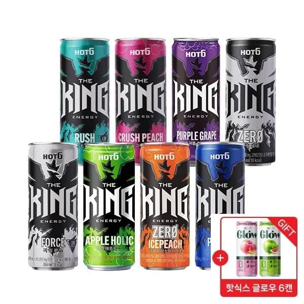 핫식스 더킹 8종 355ml 24캔