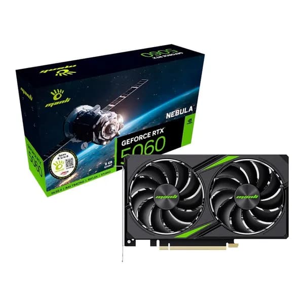 MANLI 지포스 RTX 5060 Nebula D7 8GB 629,640원