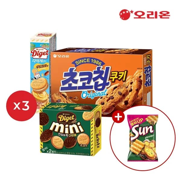 초코칩쿠키 192g 3개 외 2종 13,270원