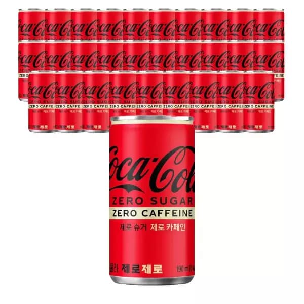 코카콜라 제로제로 190ml 30캔 11,770원