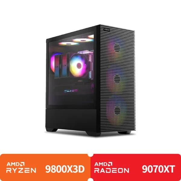 라이젠7 9800X3D / AMD B850M / 32GB RAM / 라데온 RX9070 XT / 1TB / 미들타워 / 정격 850W