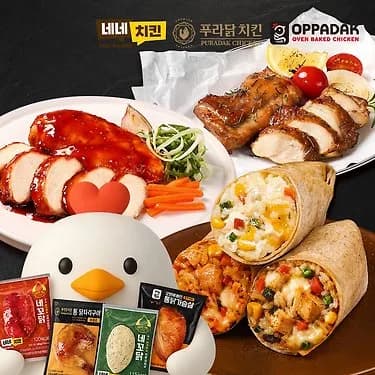 네네치킨 네꼬닭 저당 순살 닭다리살 25팩