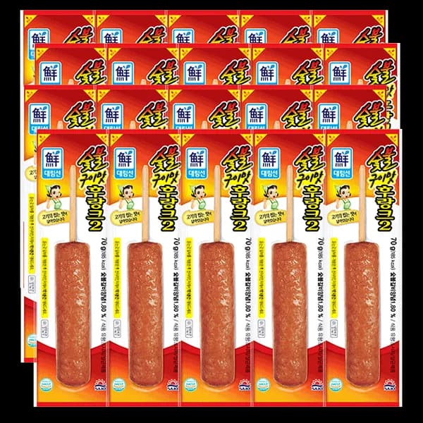 숯불구이맛 후랑크 70g 20개