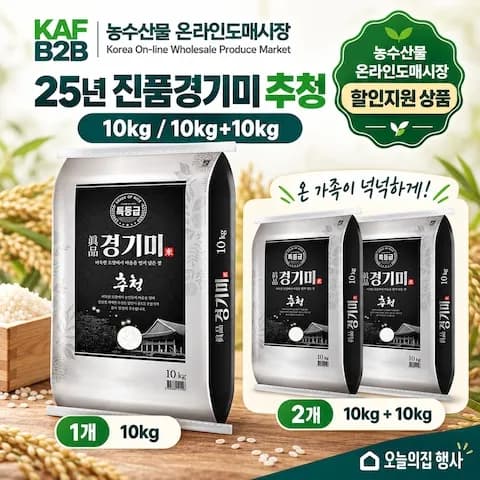 특등급 진품경기미 추청 쌀 10kg