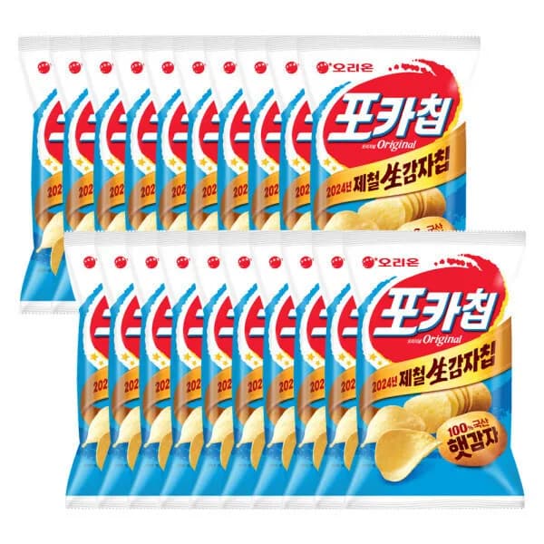 오리온 포카칩 오리지널 66g x 20봉 18,400원