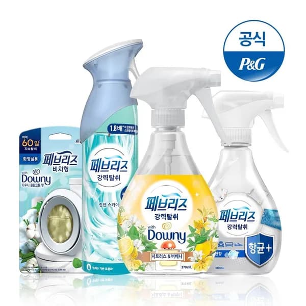 페브리즈 섬유탈취제 용기형 370ml 3개 외 4종
